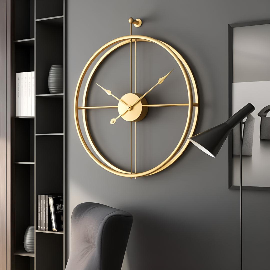 Stort Lydløst Vægur - Moderne Minimalistisk Design - - Home Decor - {{ product_tags }