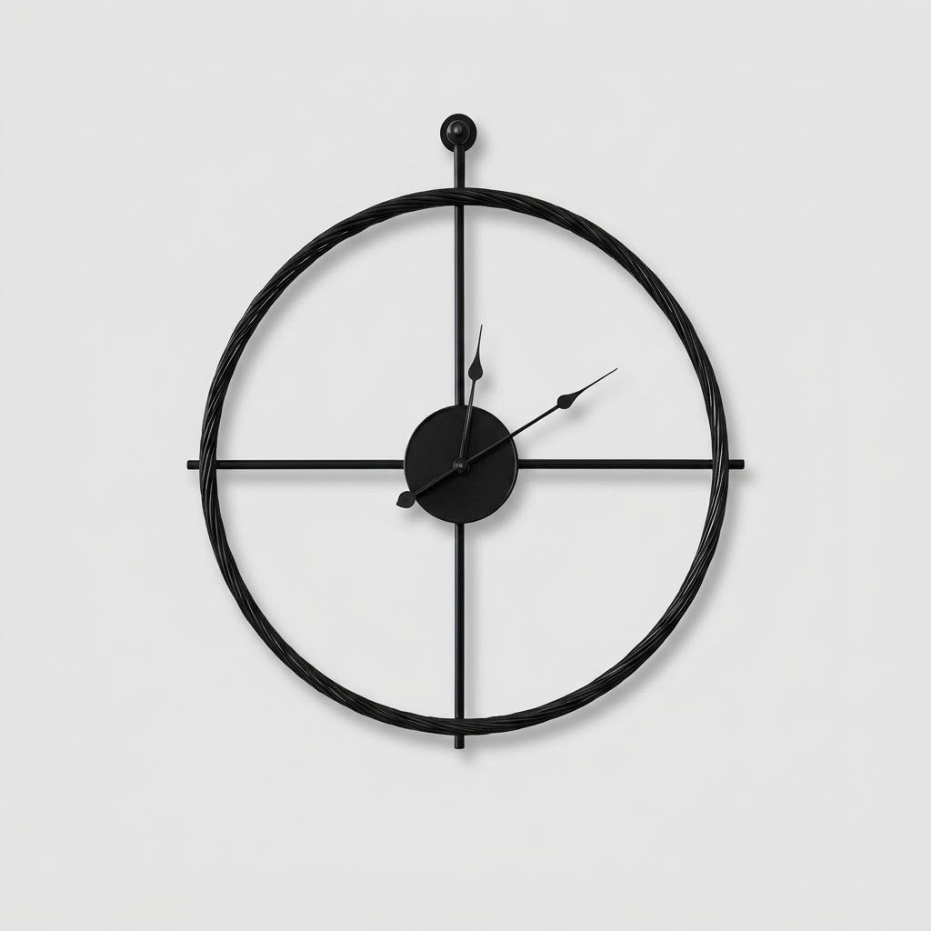 Stort Lydløst Vægur - Moderne Minimalistisk Design - - Home Decor - {{ product_tags }