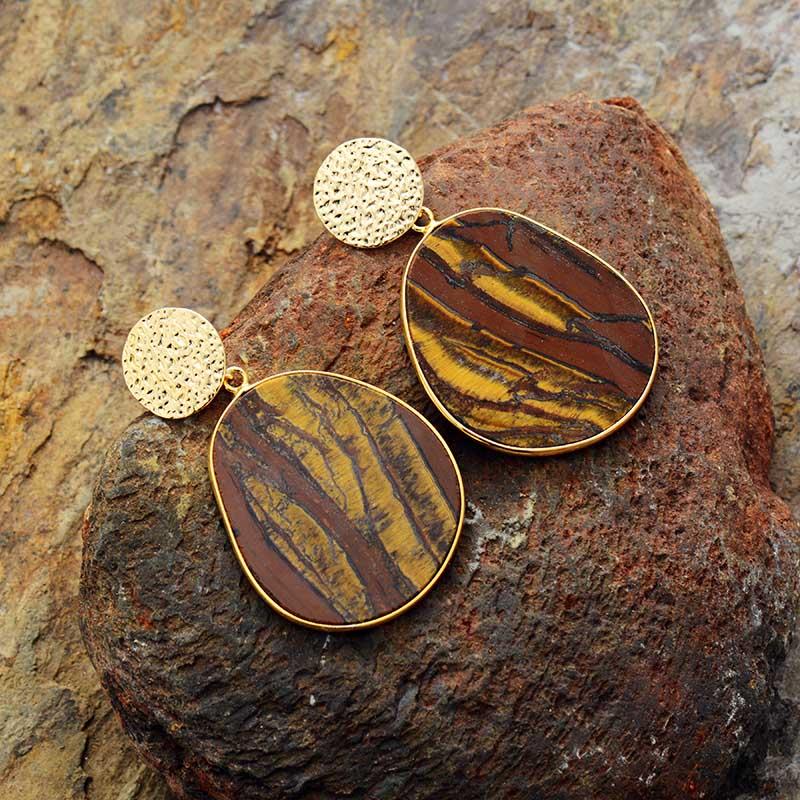 Beskyttende Øreringe i Lapislazuli HealWithin - Tigerøje - other - {{ product_tags }