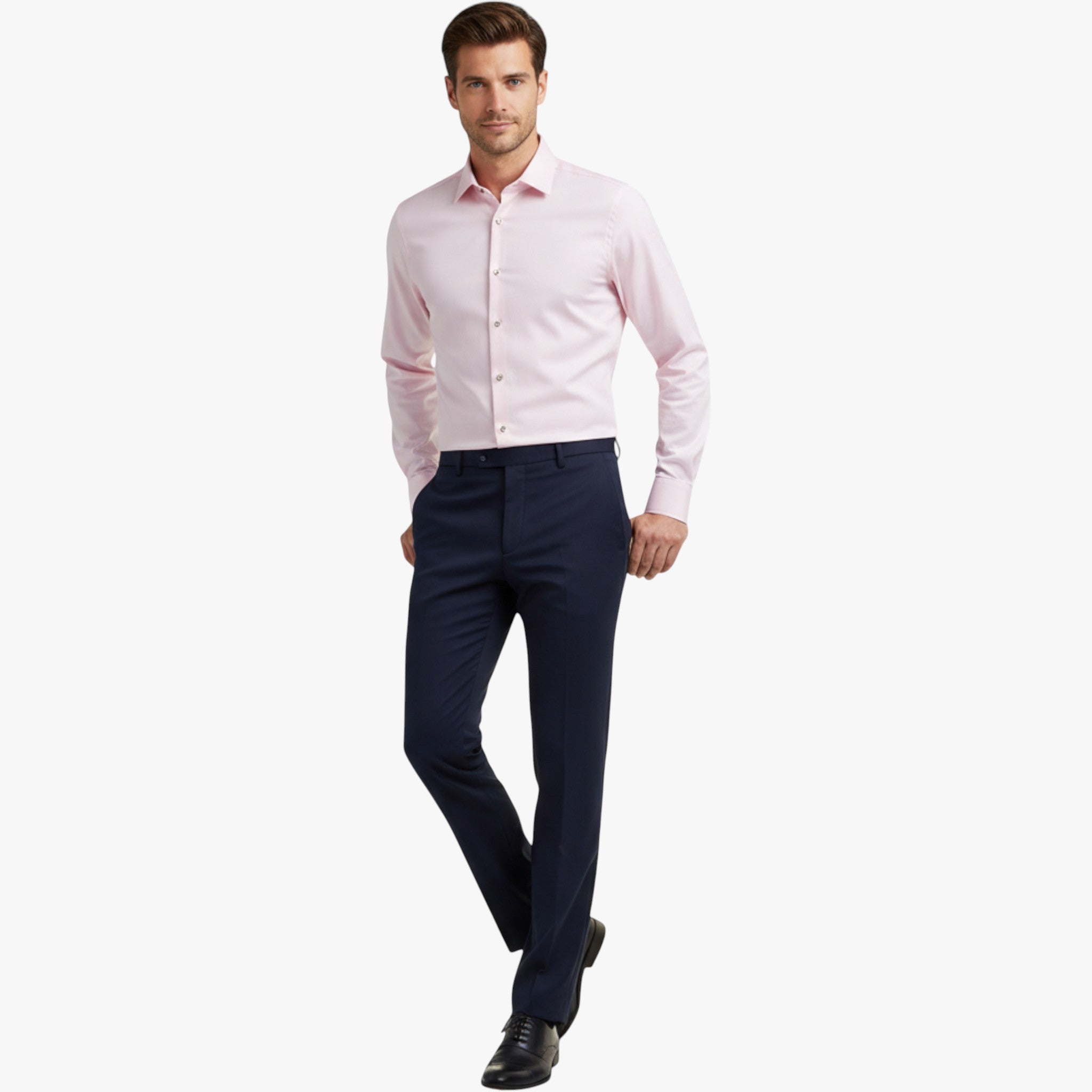Thomas | Herre Skjorter Flexibel Kontortrøje med Professionelt Look - - Skjorter - {{ product_tags }