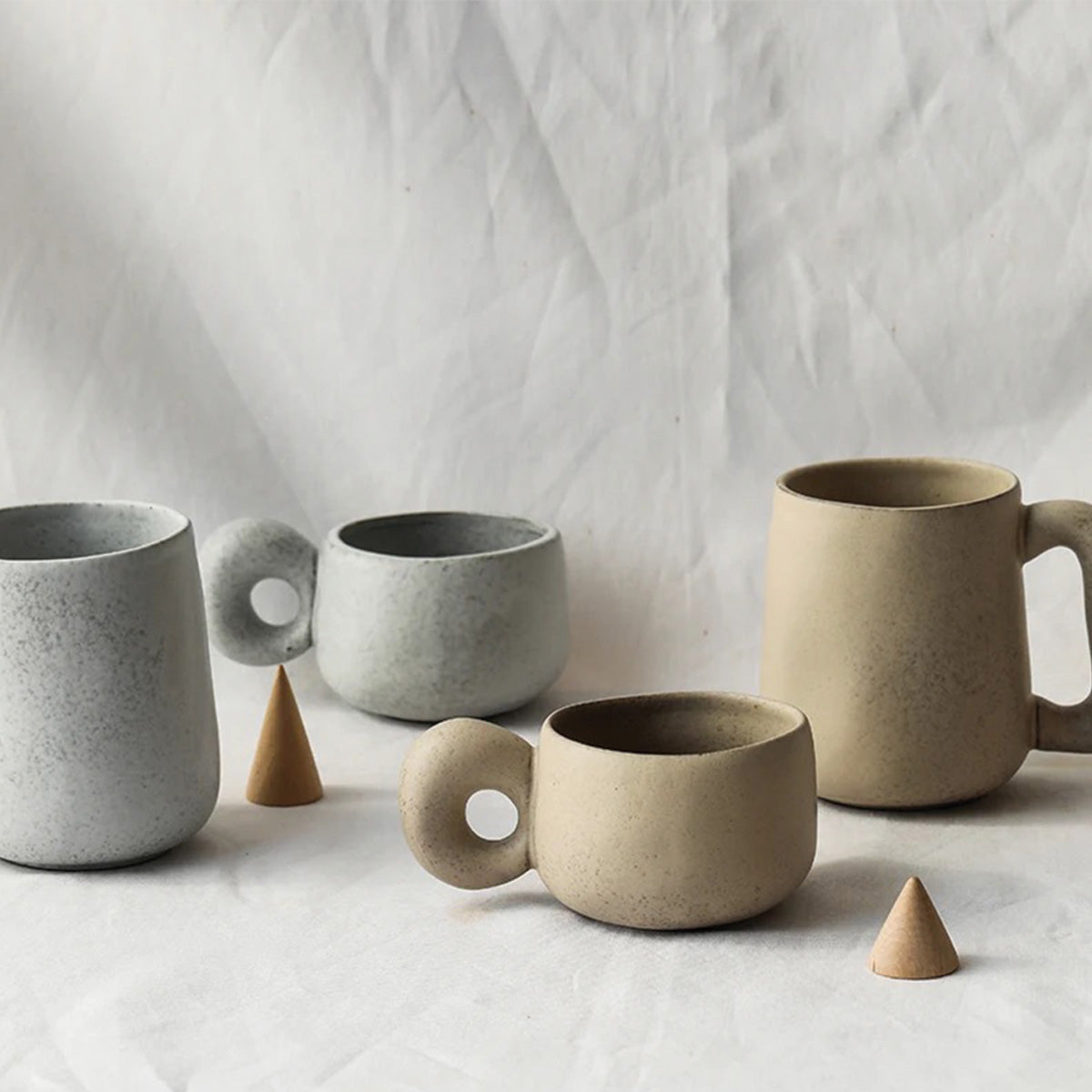 Louv Håndlavede Stenmugger | Unik Keramikservice - - house & garden - {{ product_tags }