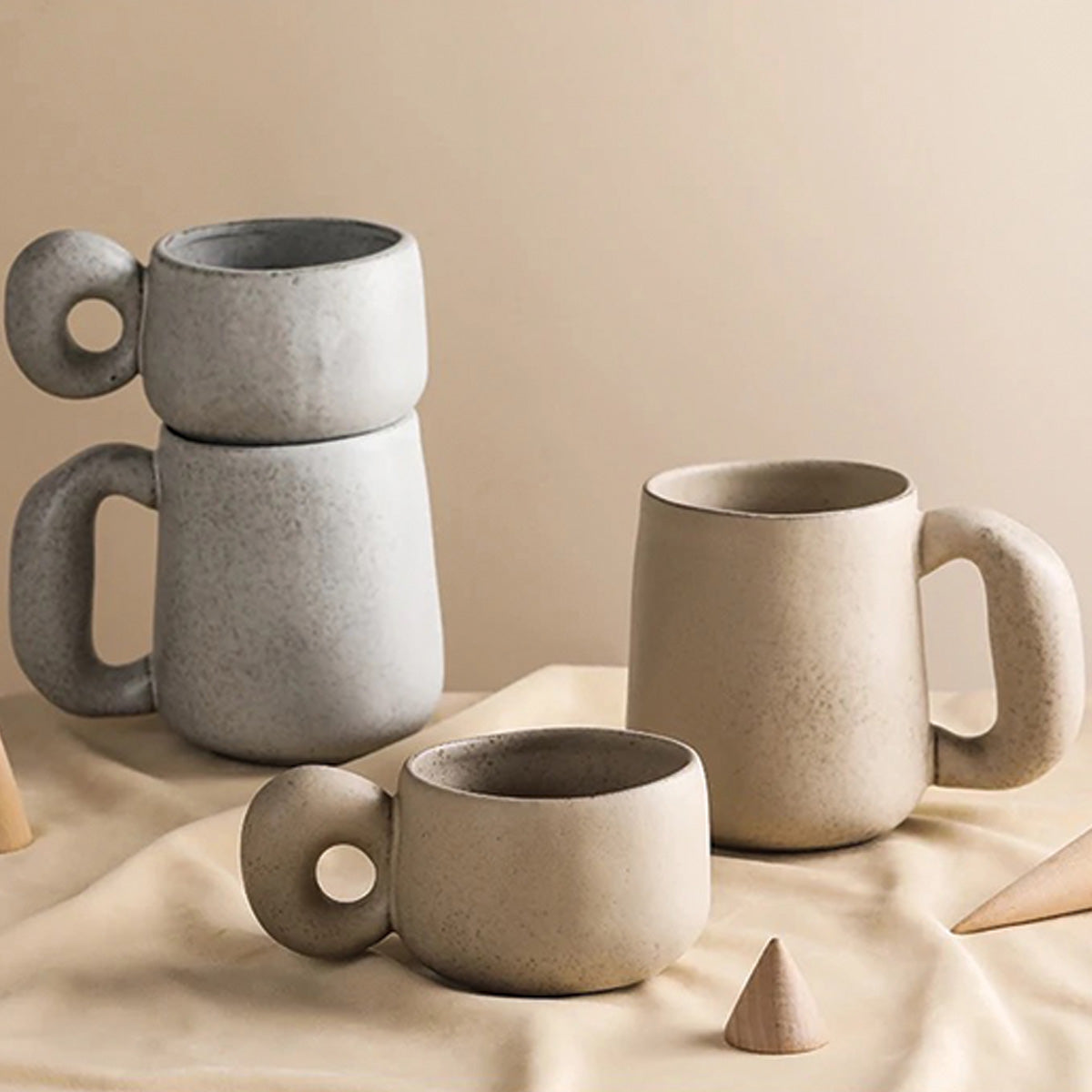 Louv Håndlavede Stenmugger | Unik Keramikservice - - house & garden - {{ product_tags }