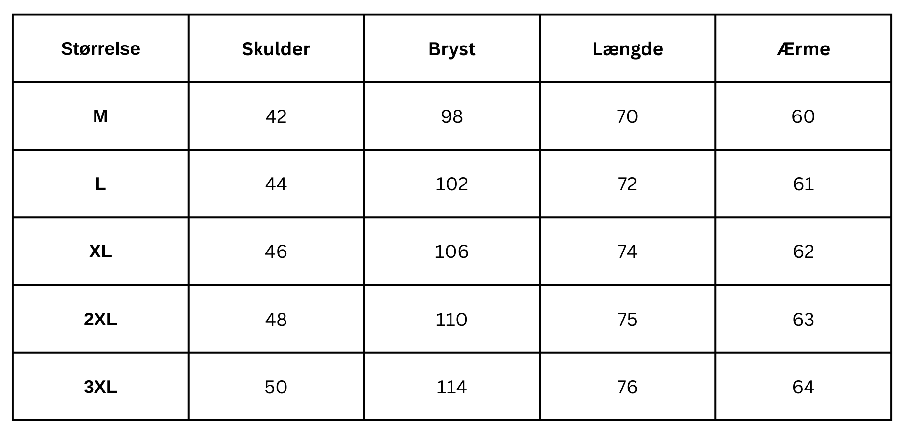 Size Guide