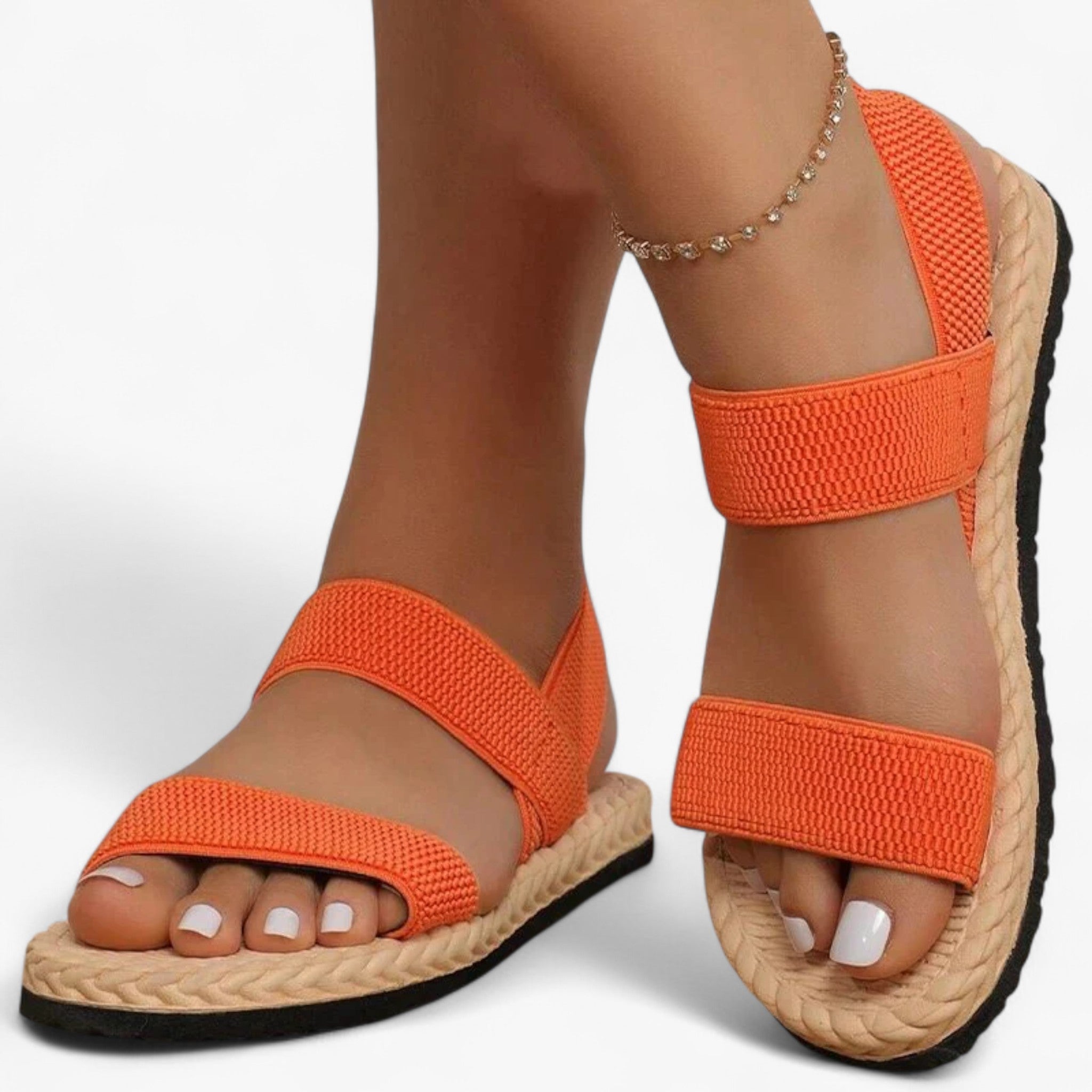 Mila - Ortopædiske sandaler - Sandaler til kvinder - Orange - women's fashion - {{ product_tags }
