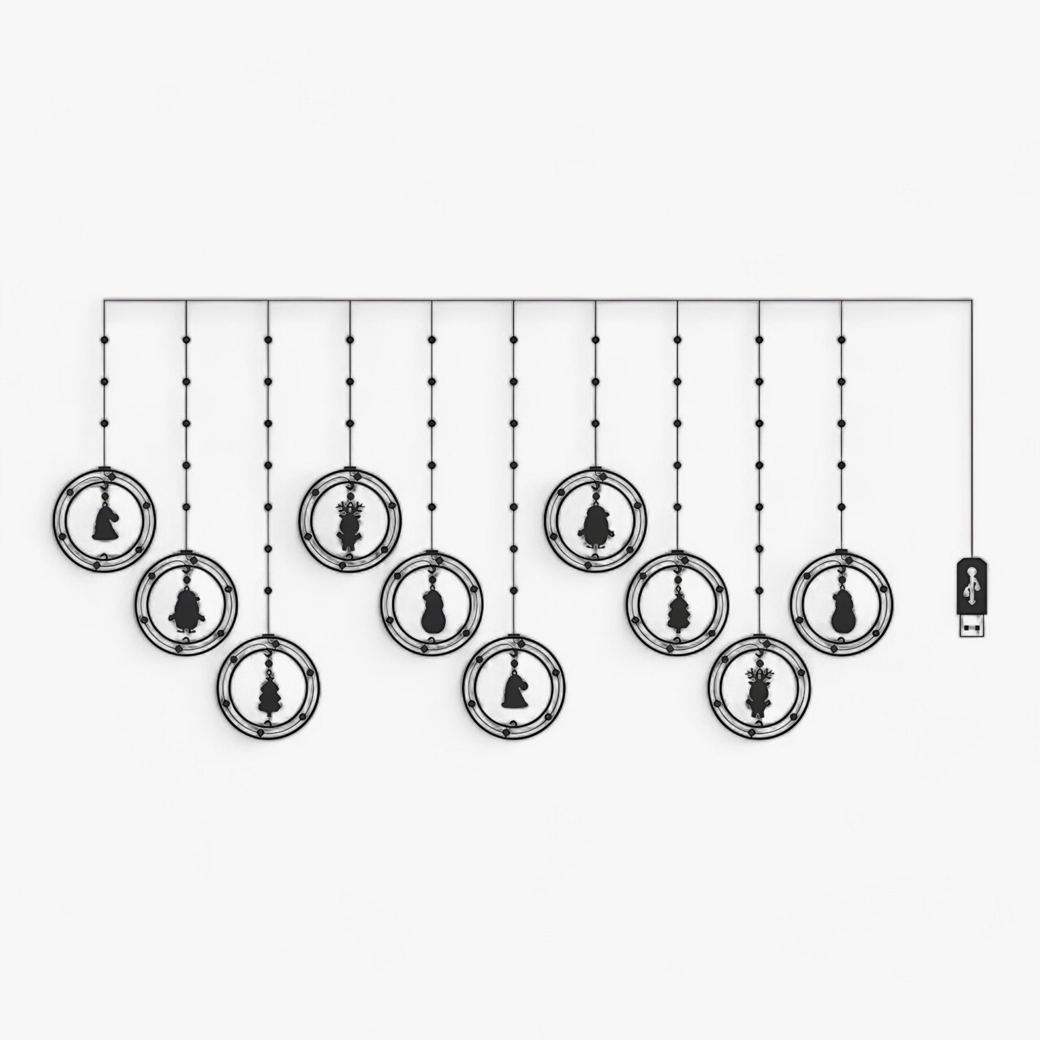 Santa | LED-julebelysning - Festlig glans til juledækning - - christmas - {{ product_tags }