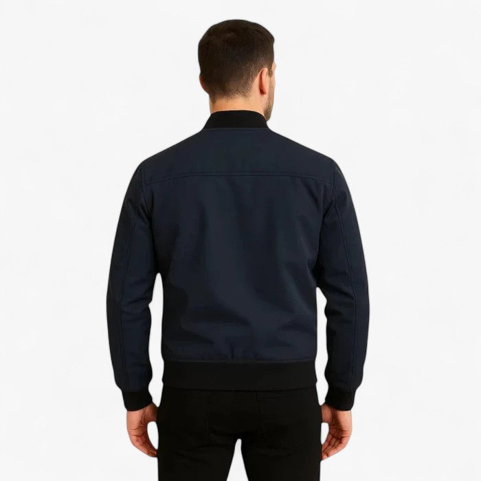 Finn | Mænds Minimalistisk Jakke med Lynlås - - Herrejakker - {{ product_tags }