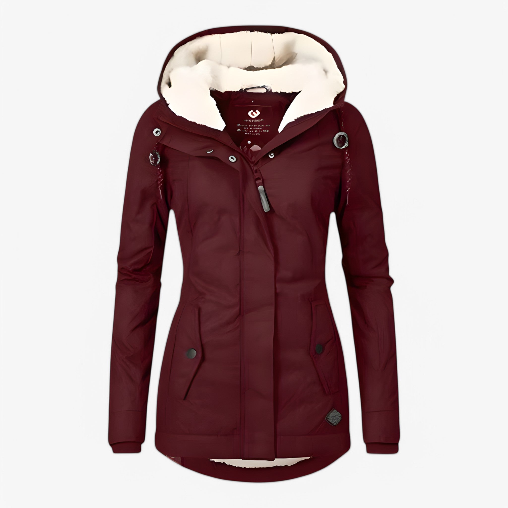 Freya | Vinterjakke - Rød - winter - {{ product_tags }