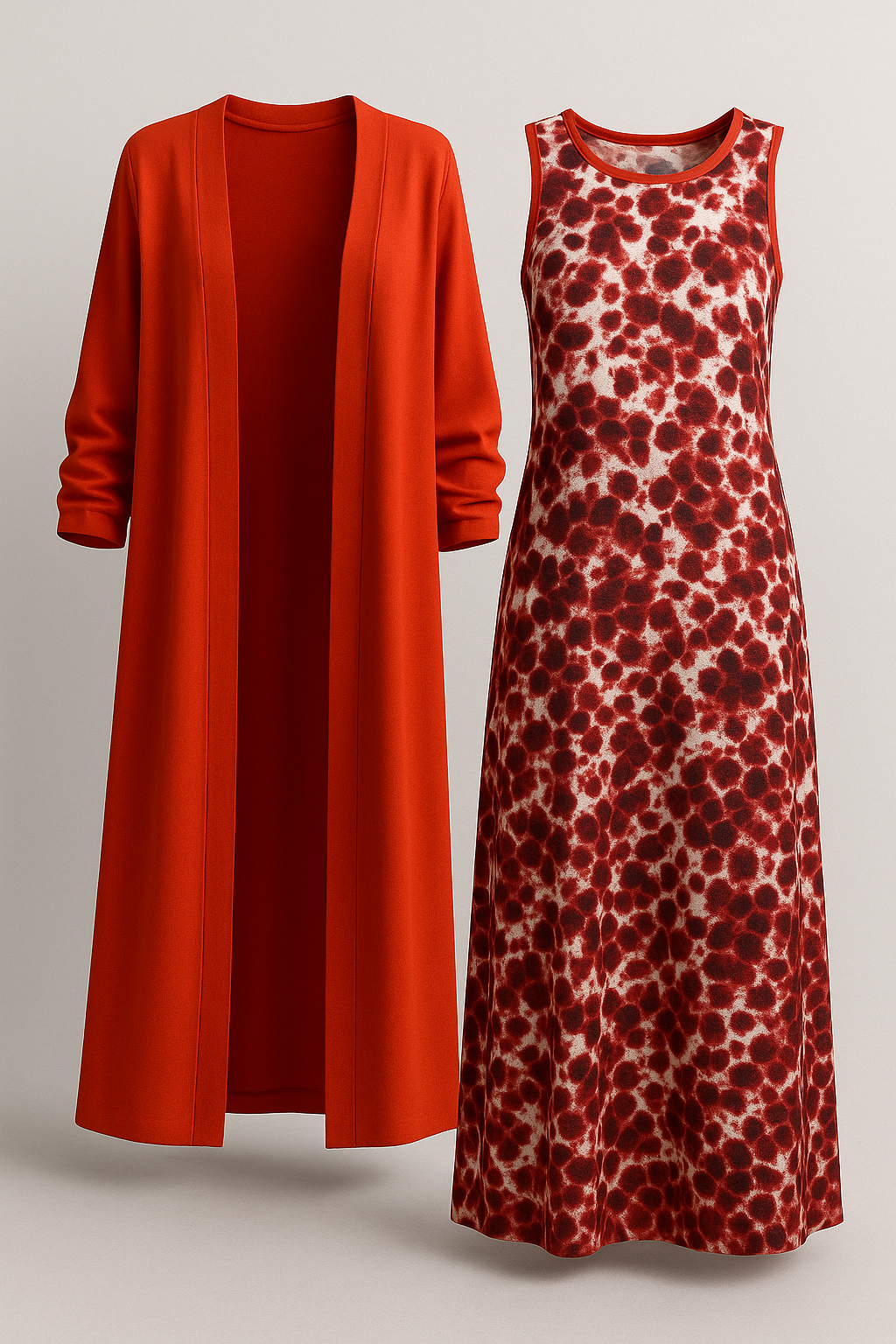 Laverne | Matchende Sæt Dame - Elegant Blazer Sæt - Rød - Kvinders tøj - {{ product_tags }