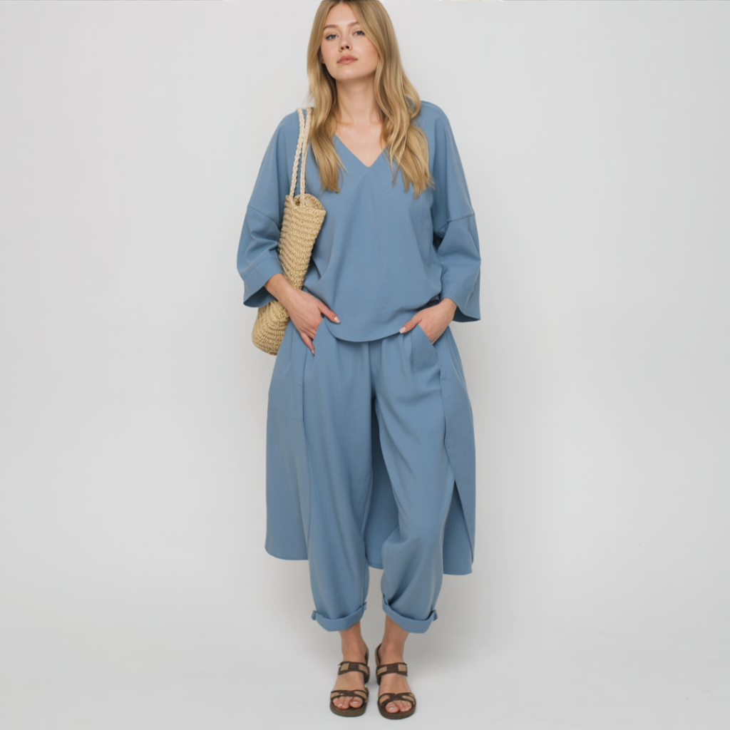 Lara | Matchende Sæt Dame - Elegant To-Delt Sæt - - Kvinders tøj - {{ product_tags }