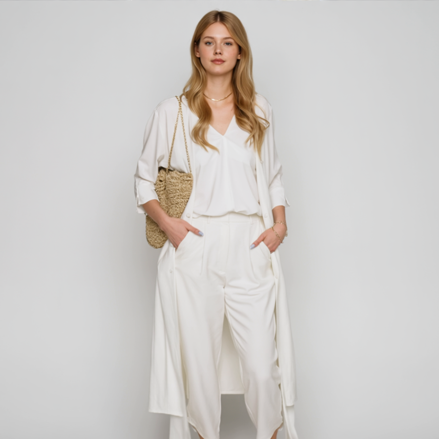 Lara | Matchende Sæt Dame - Elegant To-Delt Sæt - - Kvinders tøj - {{ product_tags }