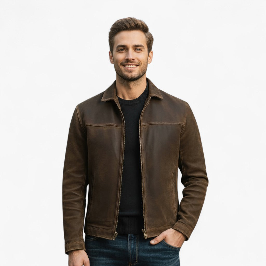Matteo | Mænds Elegant Tidløs Jakke - - Herrejakker - {{ product_tags }