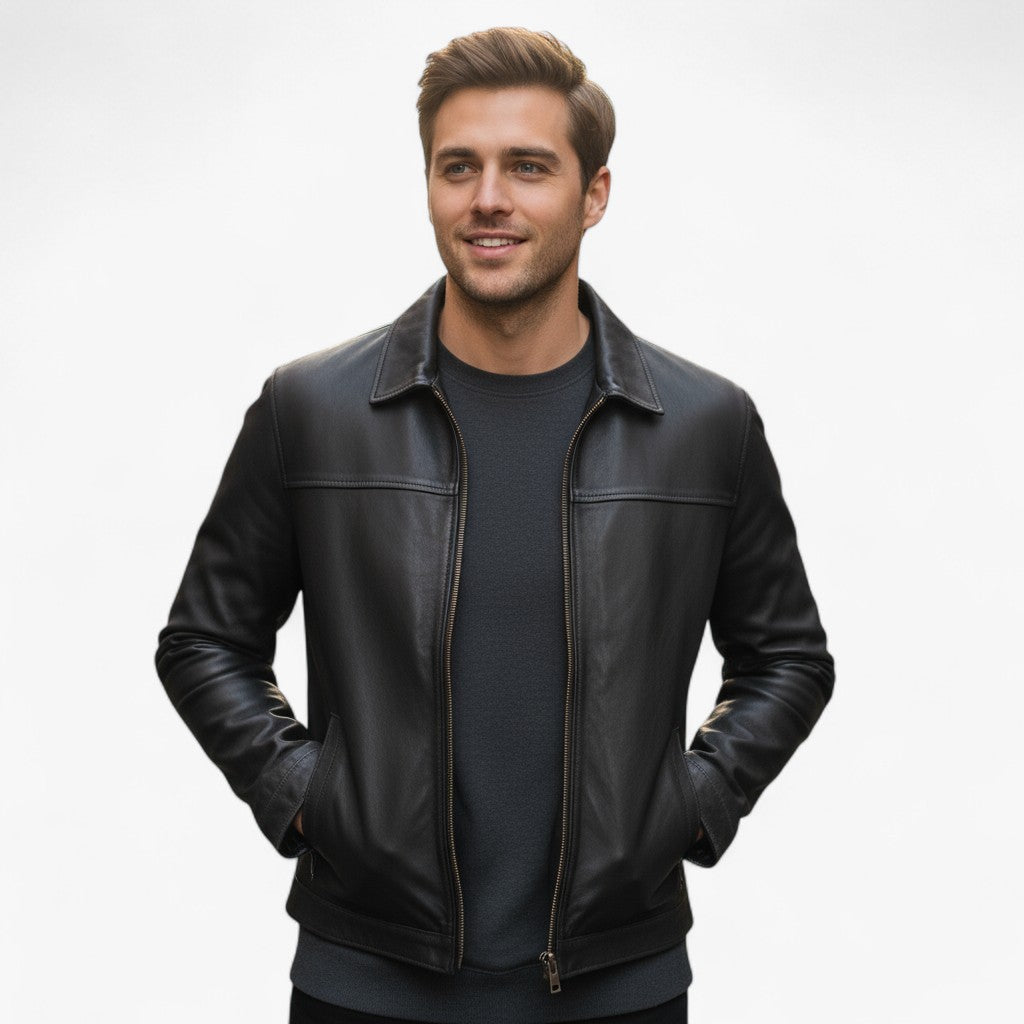 Matteo | Mænds Elegant Tidløs Jakke - - Herrejakker - {{ product_tags }