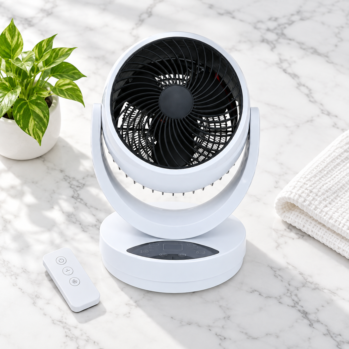 DualFlow 2-i-1 Varmeapparat og Ventilator 2000W - - Space Heaters - {{ product_tags }