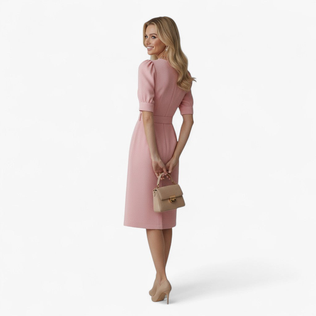 Aurelia | Kvinders Elegant Blomster Skjorte Kjole - - Kvinders Kjoler - {{ product_tags }