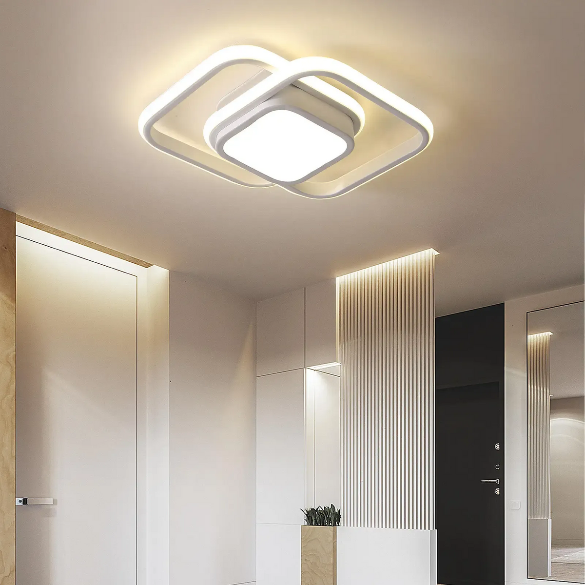 Ring Loftslampe - Moderne Varm Ambient Belysning