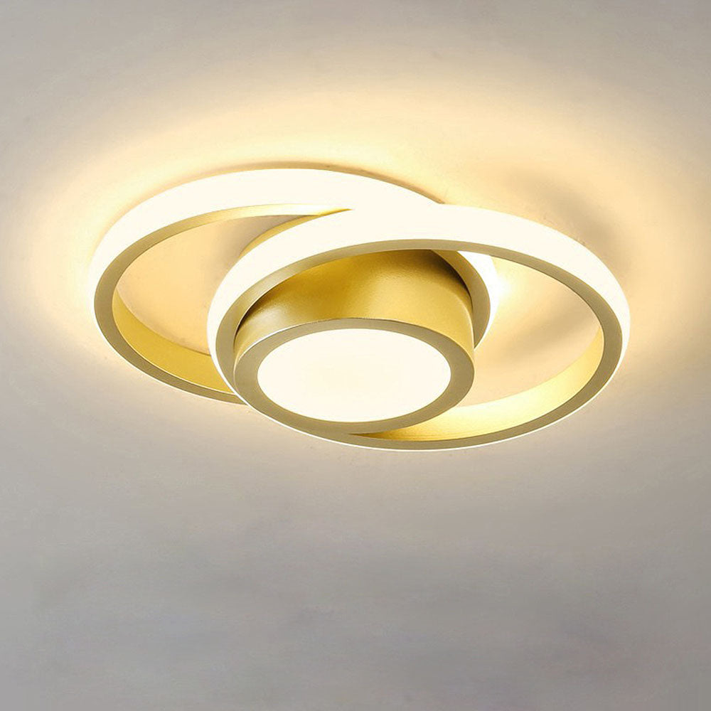 Ring Loftslampe - Moderne Varm Ambient Belysning