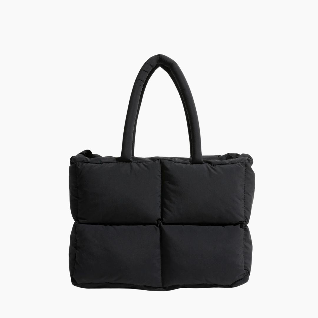 Moderne Skuldertaske Dame med Rummelig Design - Sort - Håndtasker - {{ product_tags }