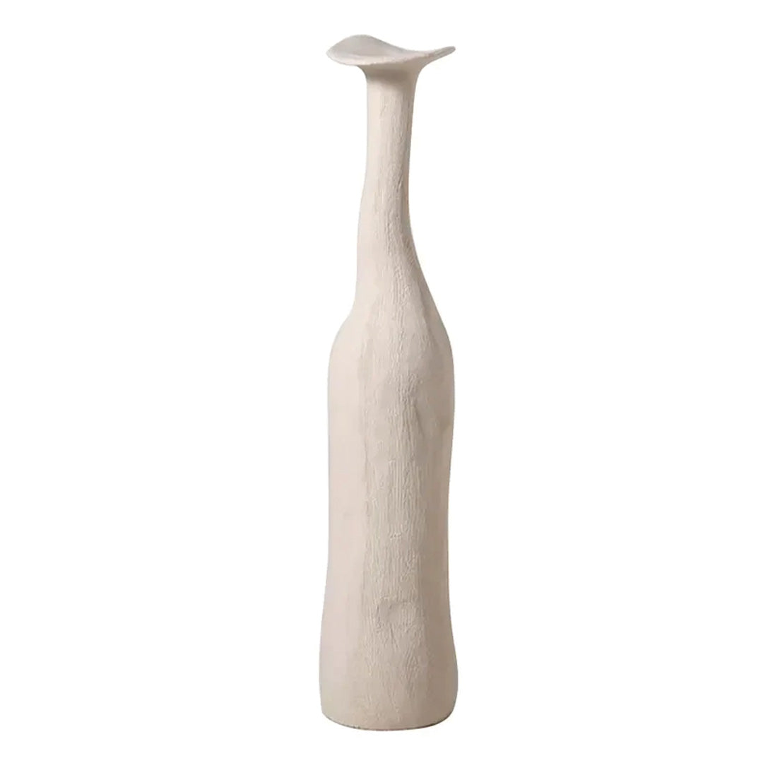 Moderna Morandi-keramikvase | Slank, raffineret accentstykke - Hvid - house & garden - {{ product_tags }