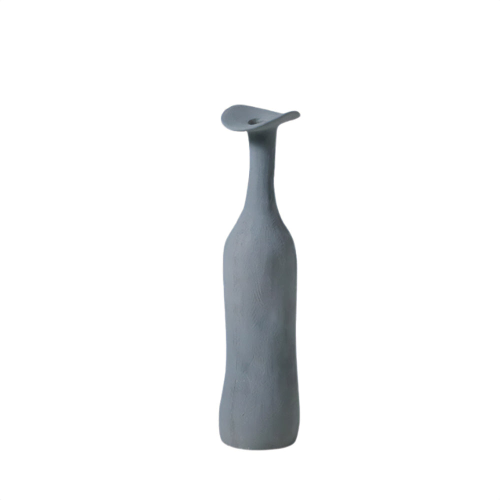 Moderna Morandi-keramikvase | Slank, raffineret accentstykke - Blågrøn - house & garden - {{ product_tags }