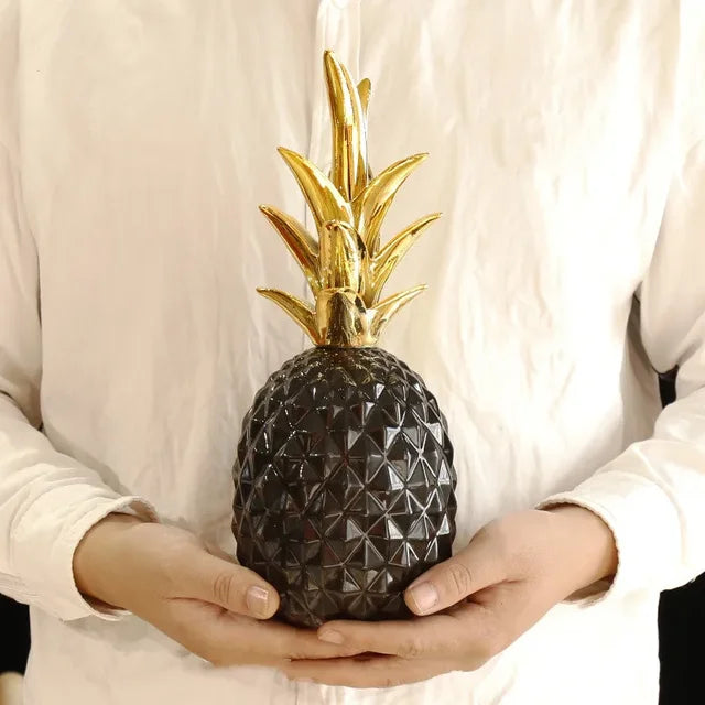 LumiPine - Ananas dorato Hjemmedekoration - Sort - house & garden - {{ product_tags }