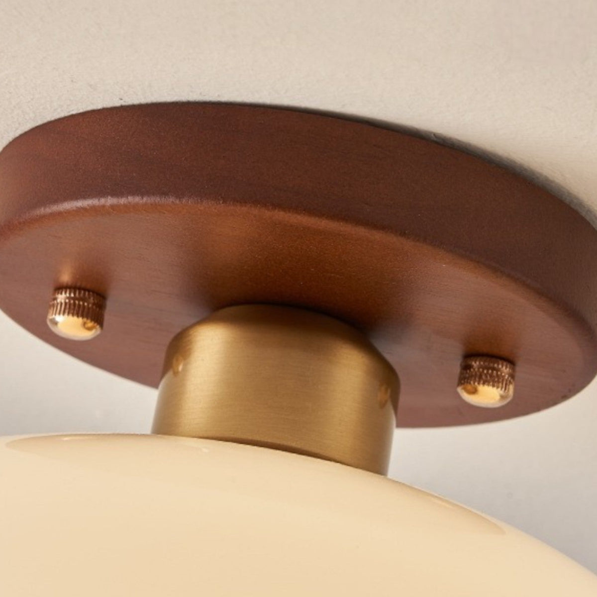 Moderne Bauhaus Loftlampe – Skulpturel Glaskuppel