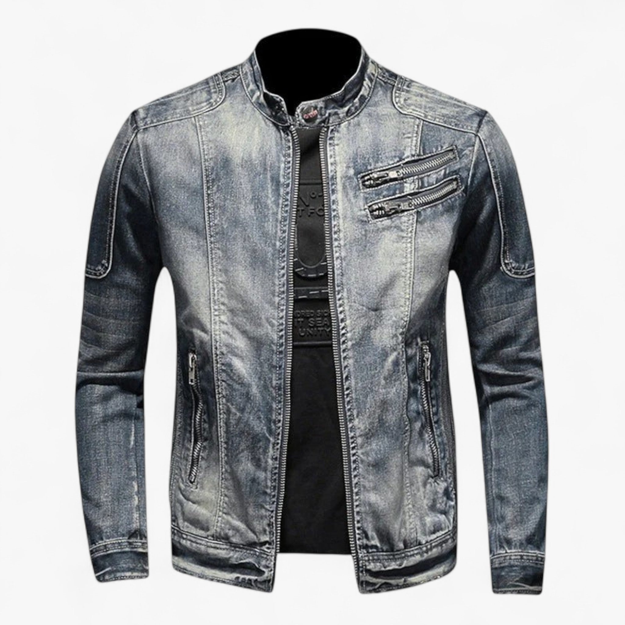 Eddie | Vintage Jeansjakke - Blå - men's fashion - {{ product_tags }