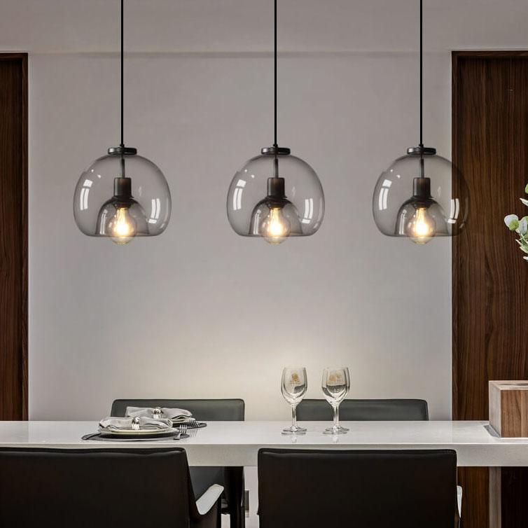 Røgglas Pendellampe - Mundblæst Glasdesign - - Home Decor - {{ product_tags }