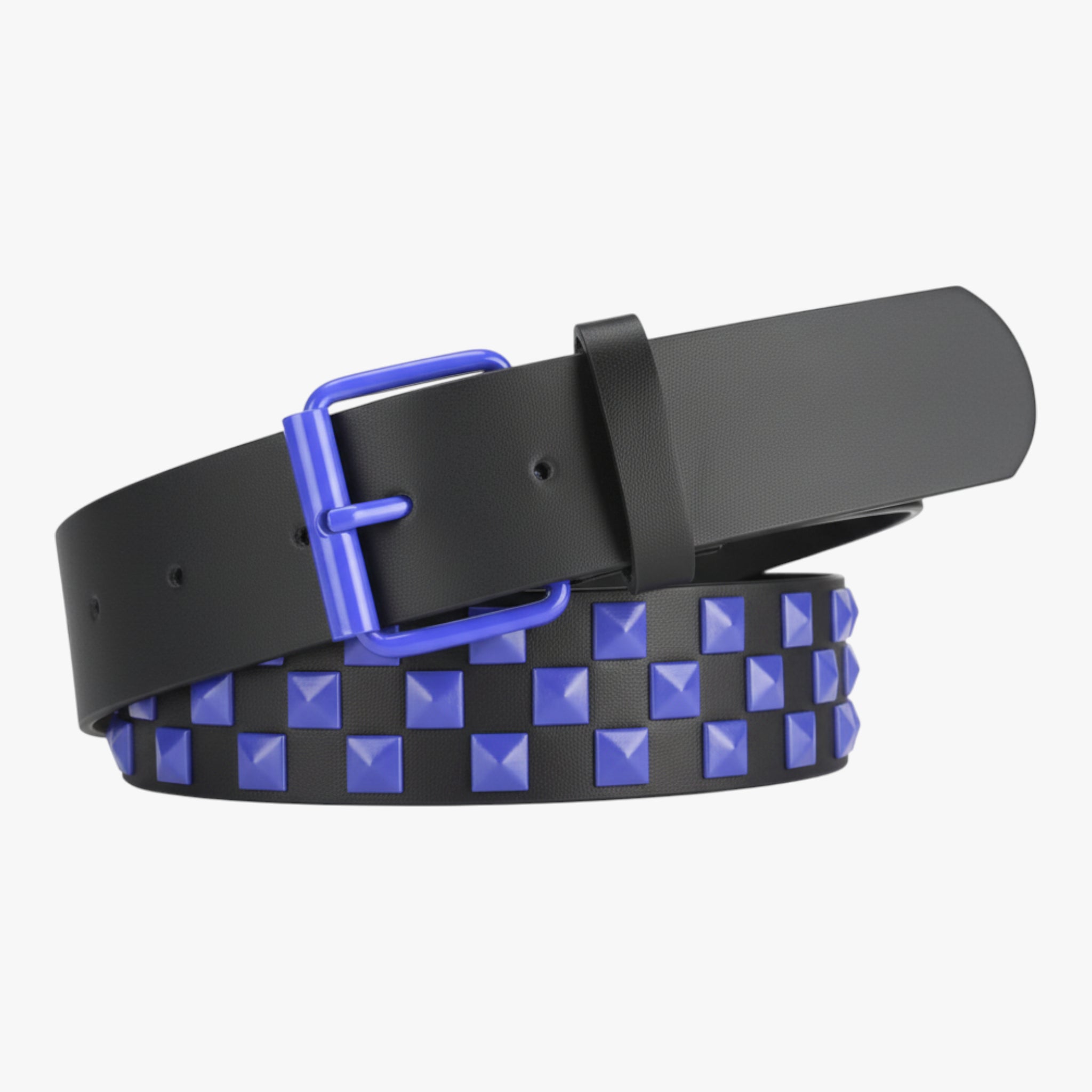 Blaire | Punk-bælte med nitter og strækbar pasform - Blå - Blaire | Punk-bælte med nitter og strækbar pasform - €25 - {{ product_tags }