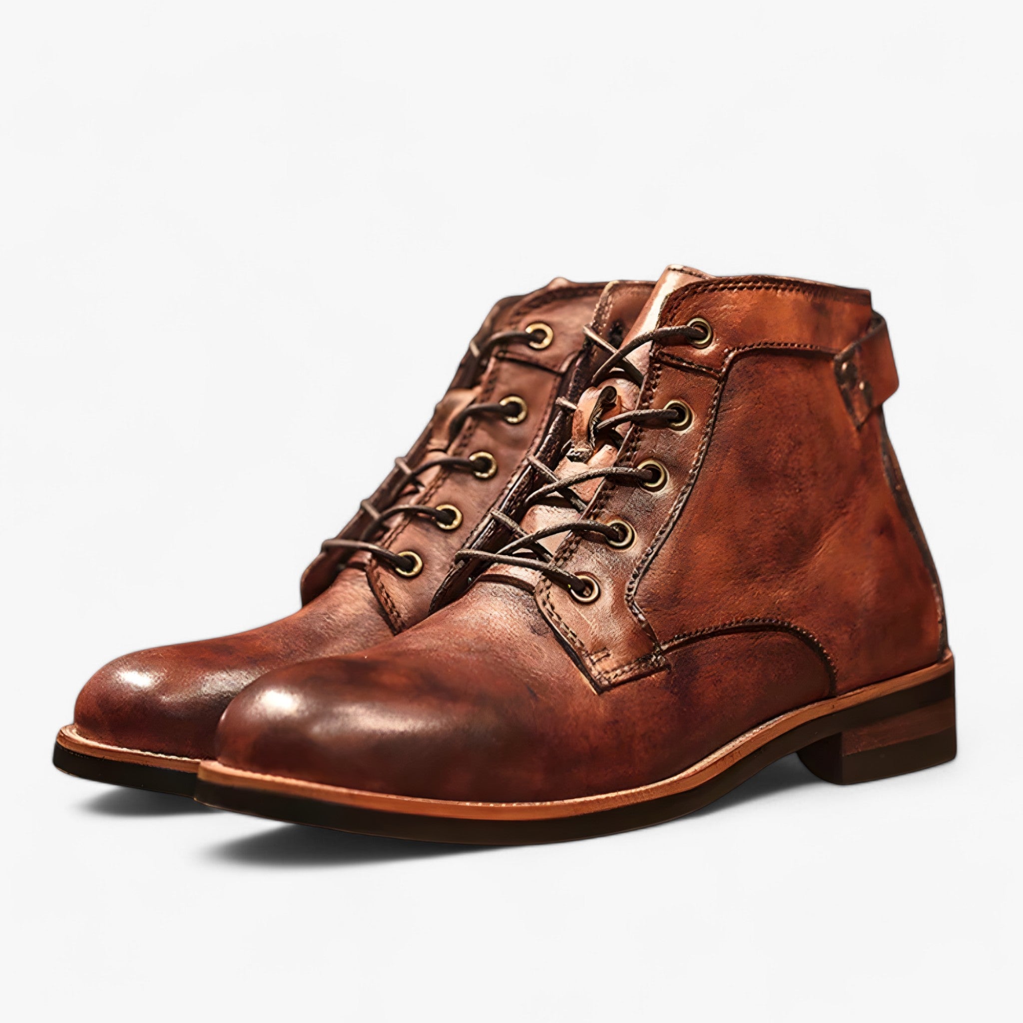 Serge | Høje Støvler til Mænd – Robust Stil og Ultimativ Komfort - Brun - men's fashion - {{ product_tags }