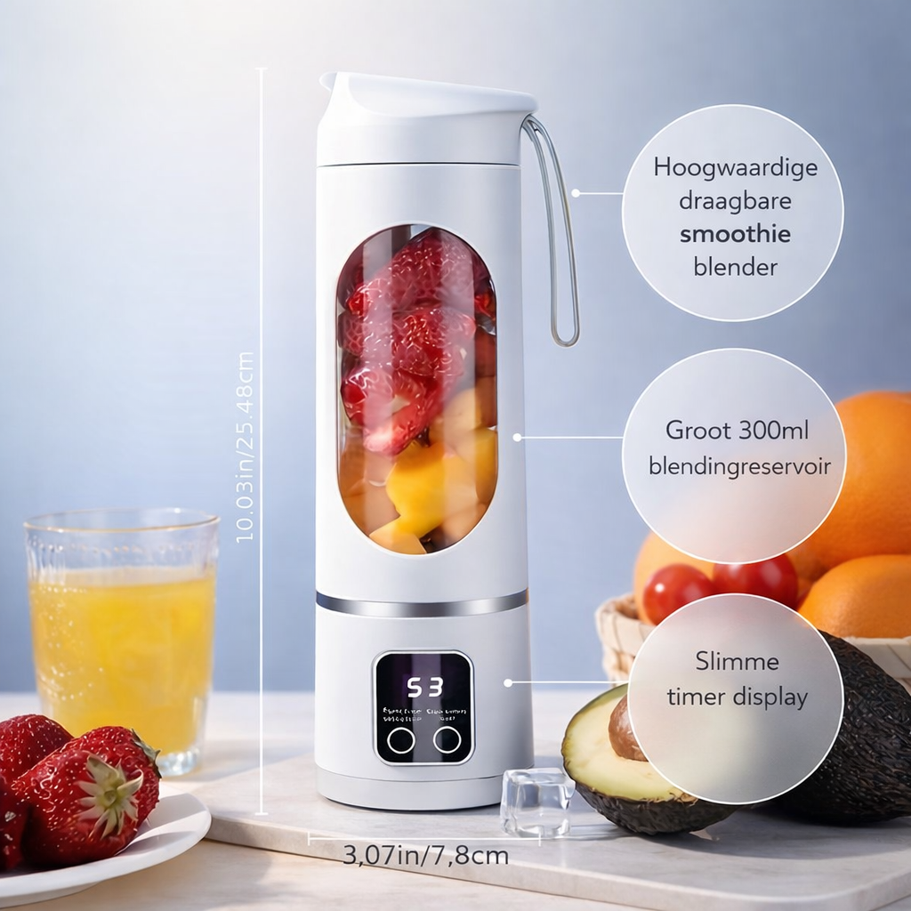Transportabel USB Genopladelig Blender - - Wellness - {{ product_tags }