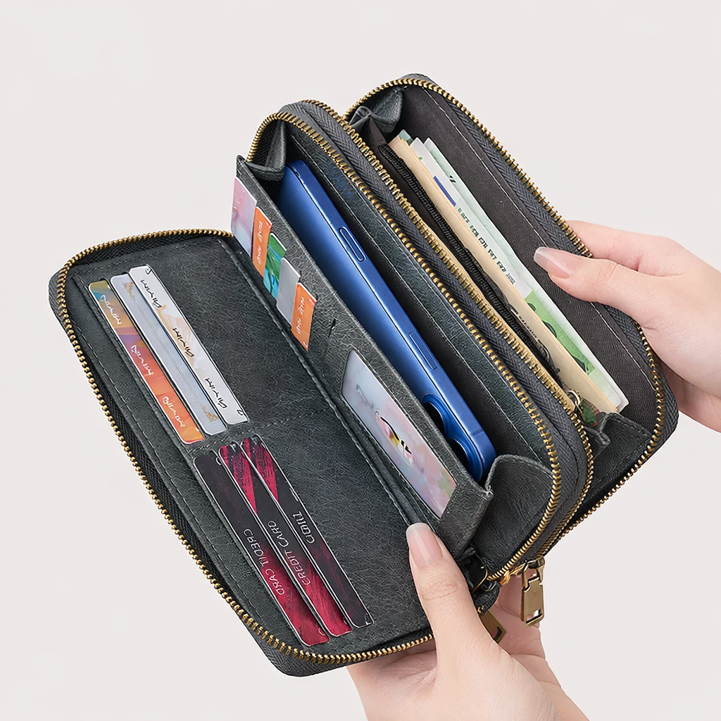 RFID-pengepung til både mænd og kvinder - - RFID-pengepung til både mænd og kvinder - €25 - {{ product_tags }