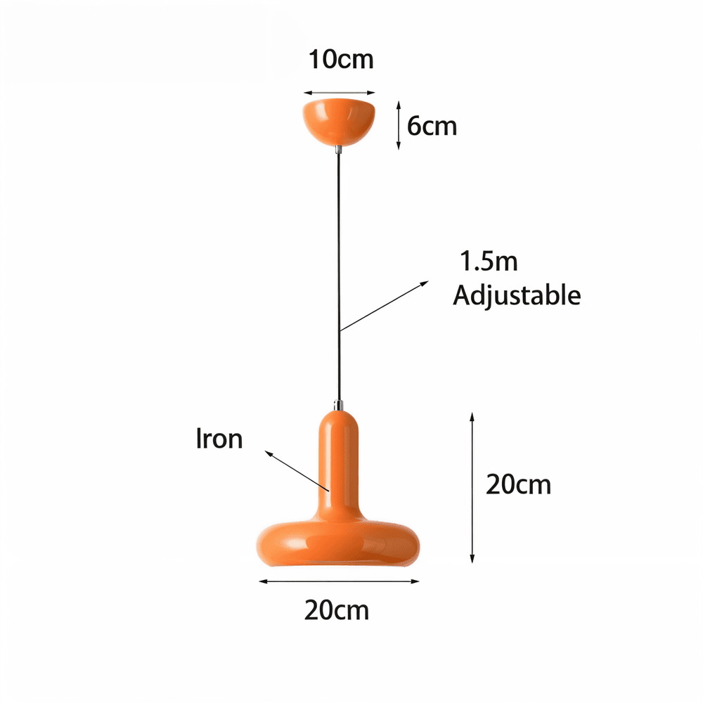 RetroPop Bauhaus Loftslampe - Macaron Stil - - Home Decor - {{ product_tags }