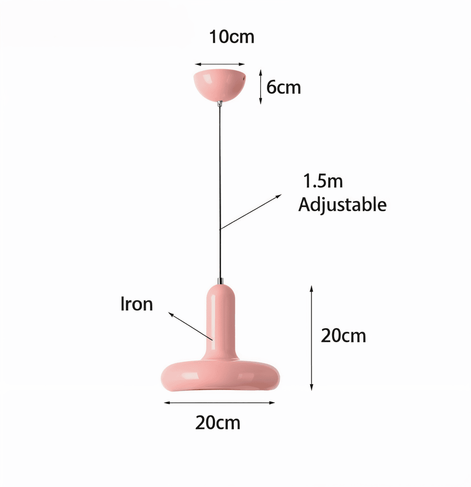 RetroPop Bauhaus Loftslampe - Macaron Stil - - Home Decor - {{ product_tags }