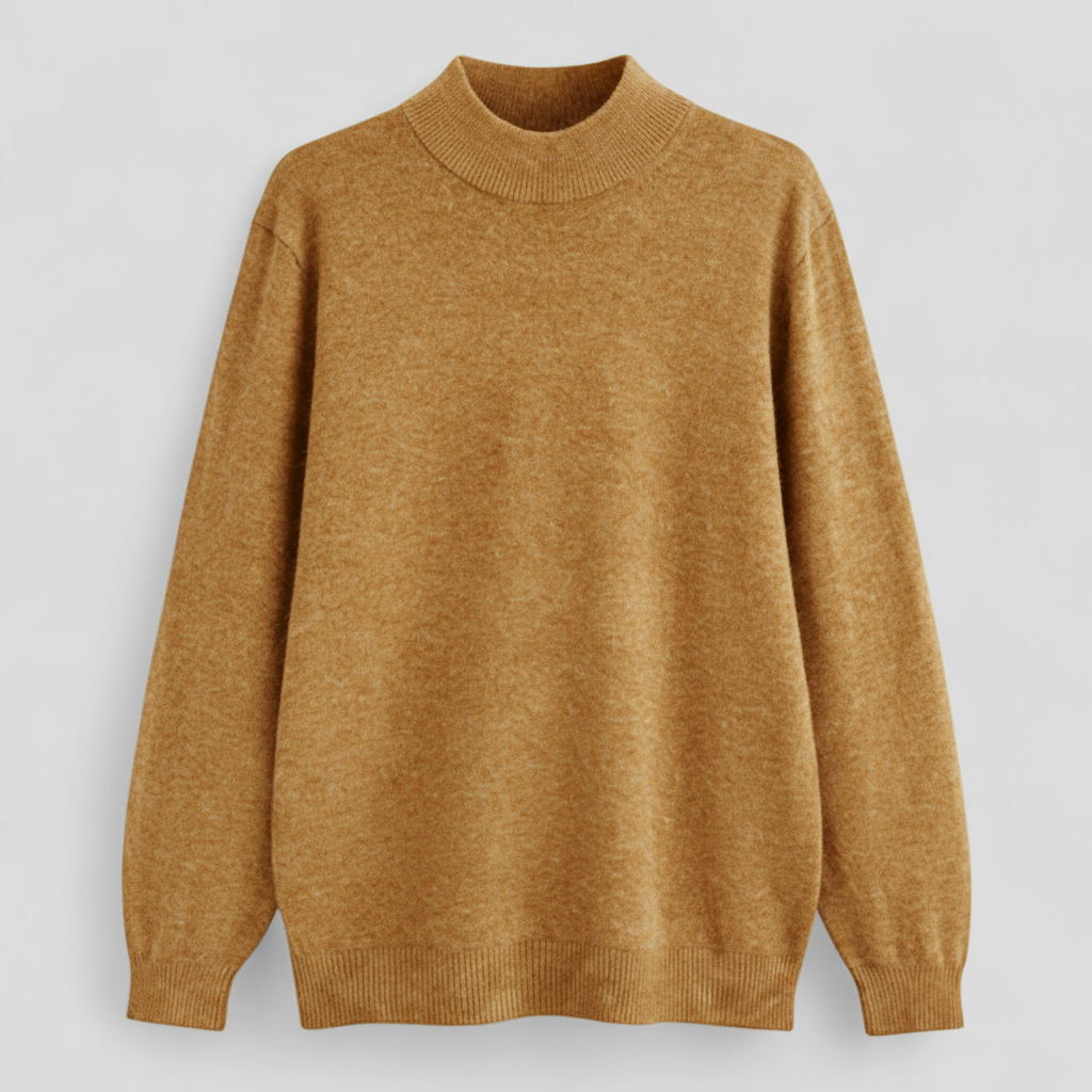 Lanz | Elegant Striktrøje til den Kolde Sæson - Karamel - women's fashion - {{ product_tags }