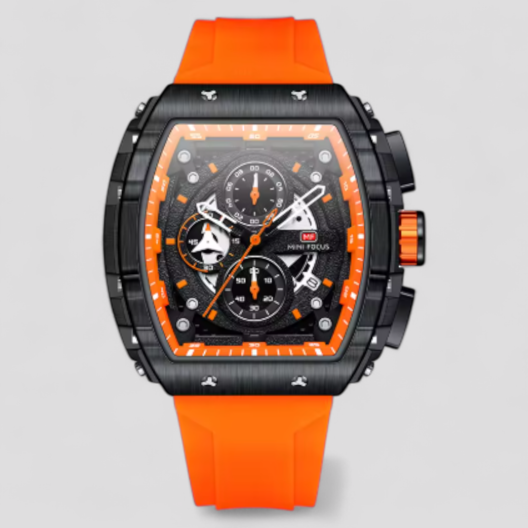 Frederick | Tidløst design - Elegant og minimalistisk ur til et sofistikeret look - Orange FW-5670 - Frederick | Tidløst design - Elegant og minimalistisk ur til et sofistikeret look - €25 - {{ product_tags }