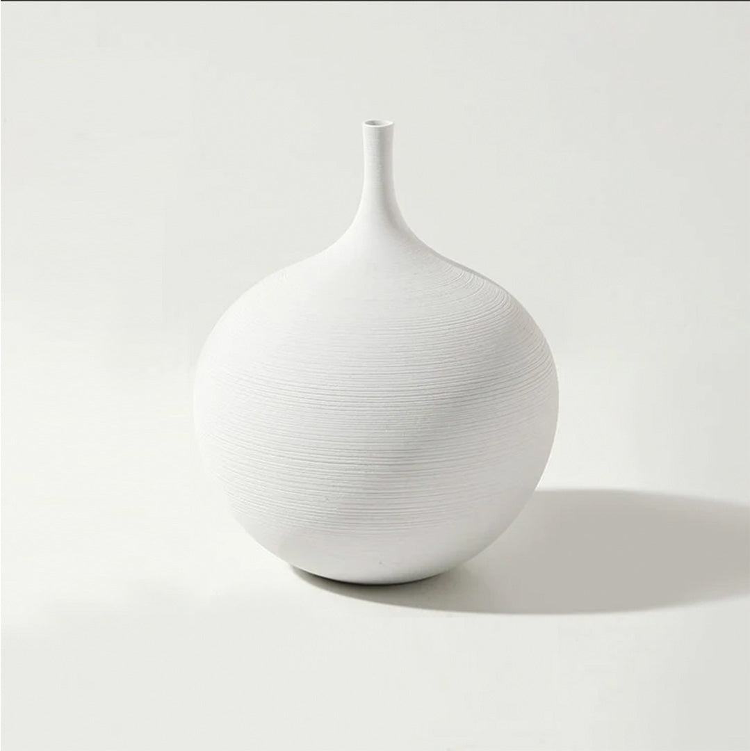 Osram keramikvase | Premiumkvalitet til moderne interiører - Rund Hvid - house & garden - {{ product_tags }
