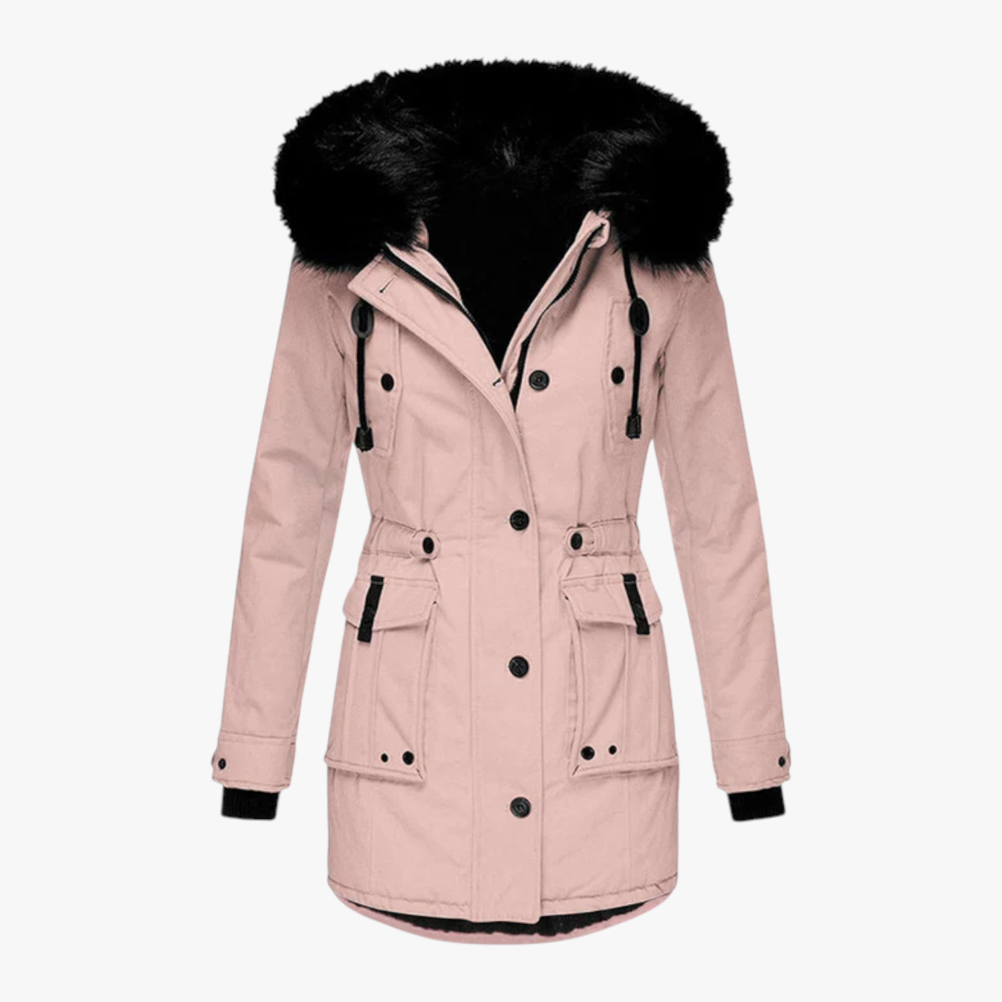 Emma | Vinterjakke - Elegant beskyttelse mod kulde - Rosa - winter - {{ product_tags }