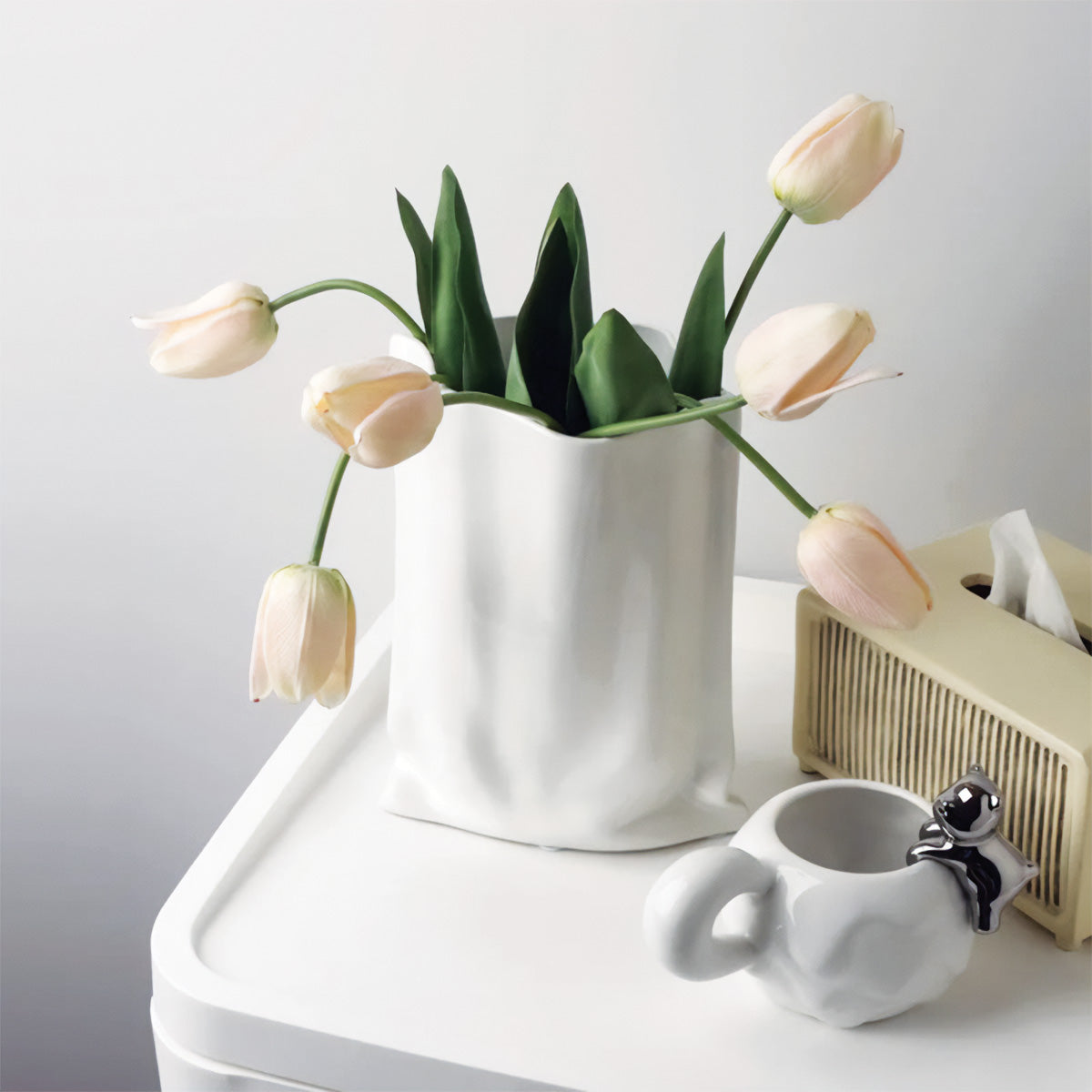 Fållad blombukett | Samtidsdekoration, perfekt til alle rum - - house & garden - {{ product_tags }