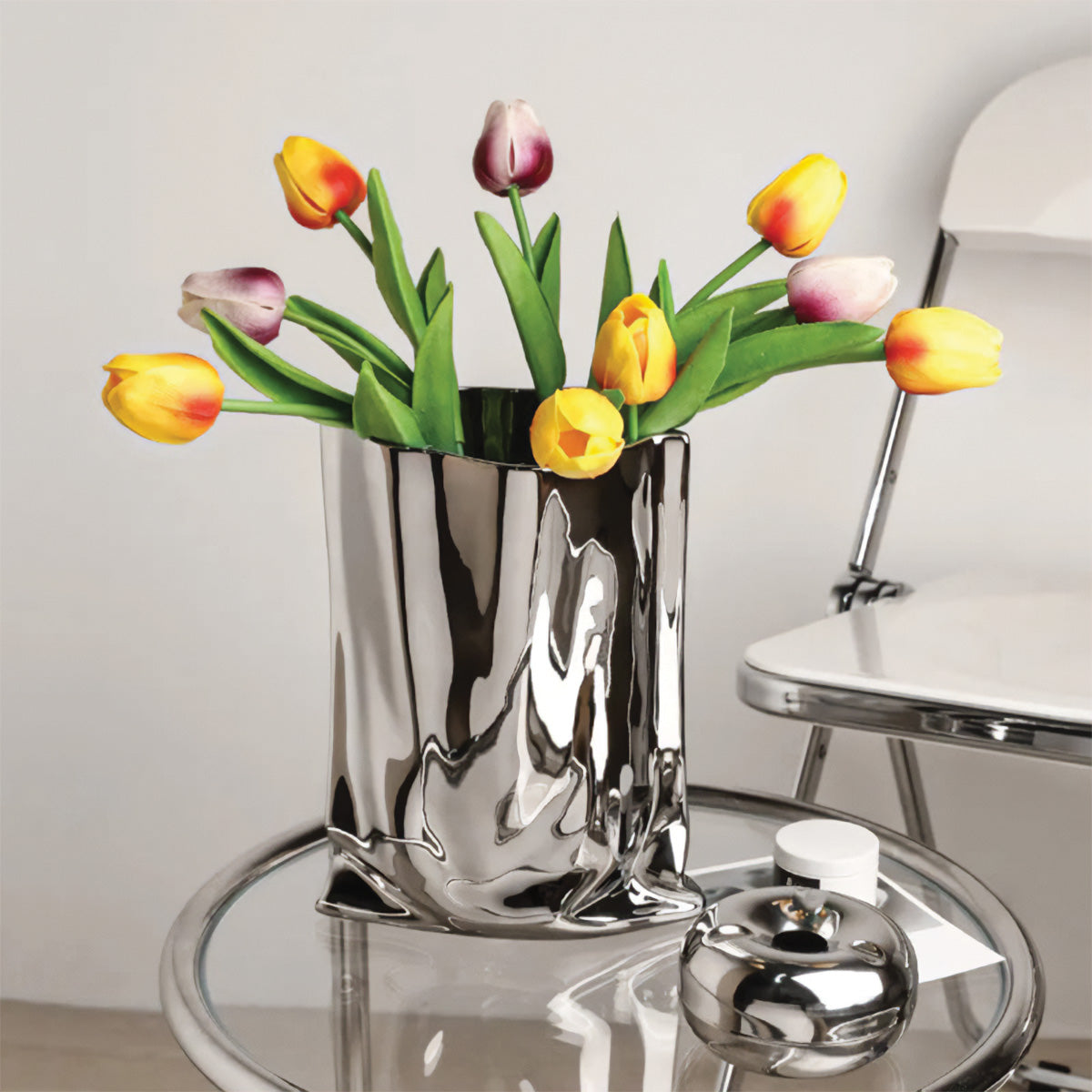 Fållad blombukett | Samtidsdekoration, perfekt til alle rum - - house & garden - {{ product_tags }