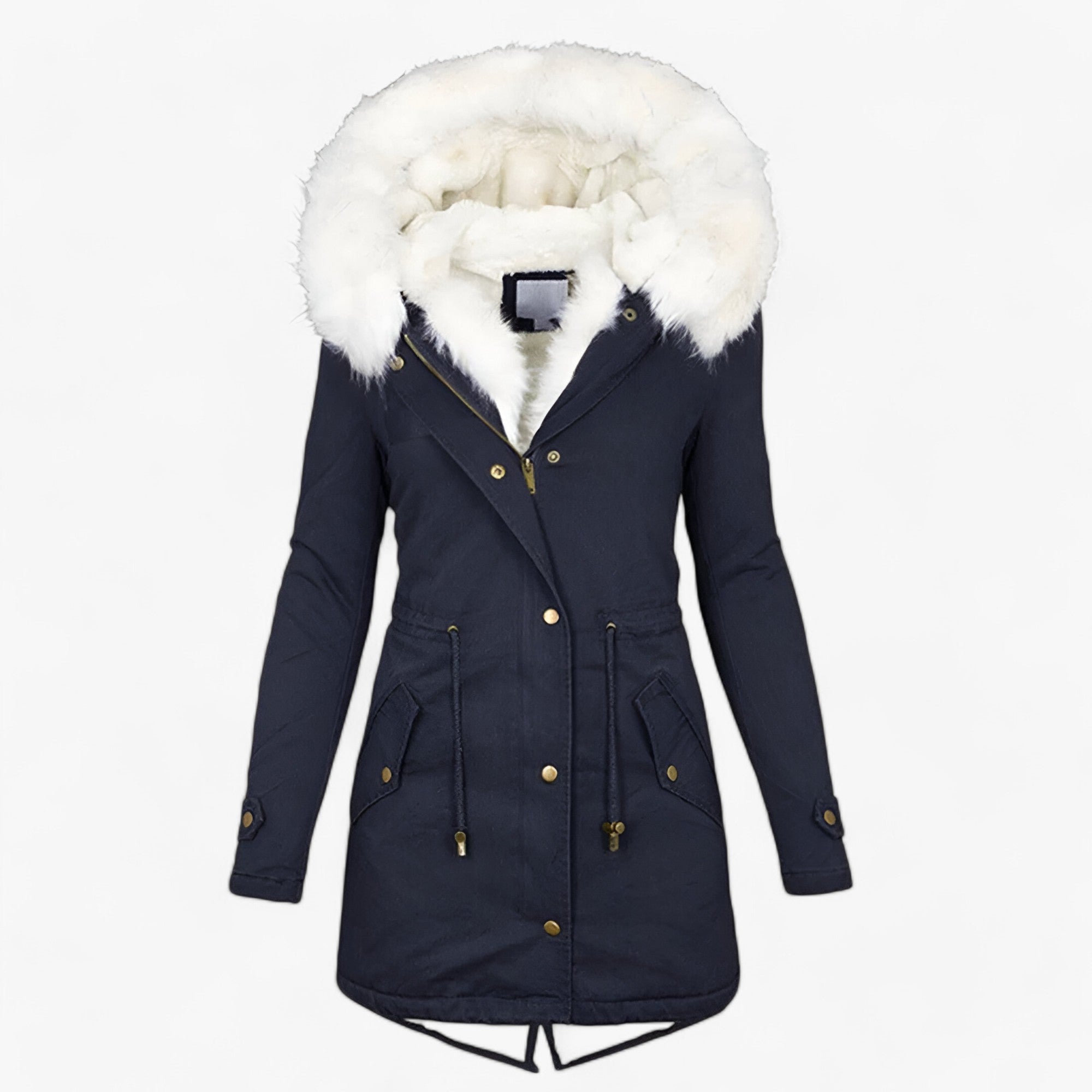 CHARLOTTE | Vinterjakke - Elegant og Polstret til Damer - Blå - CHARLOTTE | Vinterjakke - Elegant og Polstret til Damer- €25 - {{ product_tags }