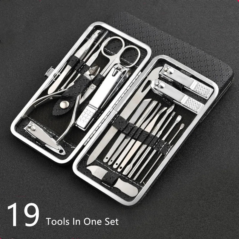 LuxeTools - Professionel 19-delt negleklipper i rustfrit stål - - LuxeTools - Professionel 19-delt negleklipper i rustfrit stål- €25 - {{ product_tags }