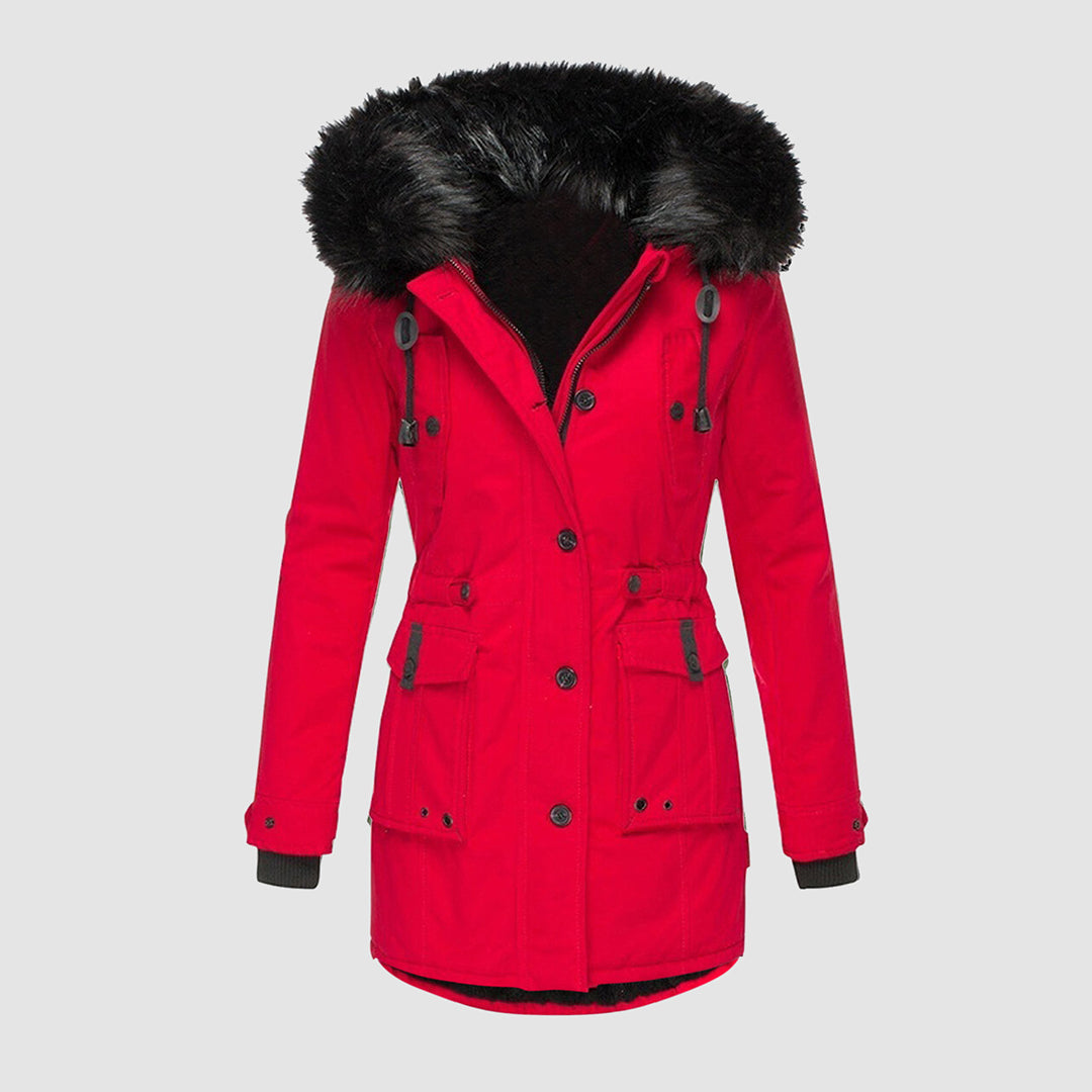 EMMA | Vinterjakke - Elegant beskyttelse mod kulde - Rød - winter - {{ product_tags }