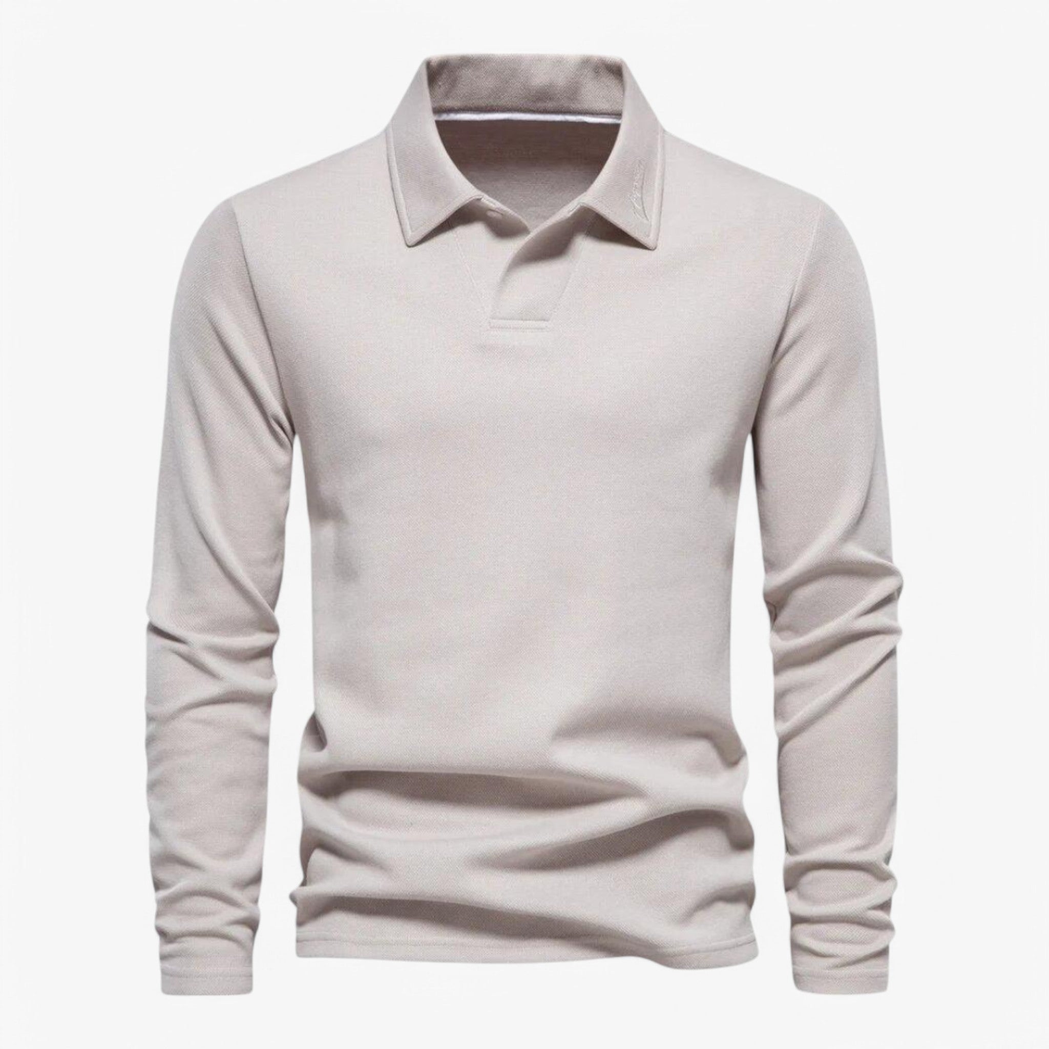 Vincenzo | Polo skjorte - Beige - men's fashion - {{ product_tags }