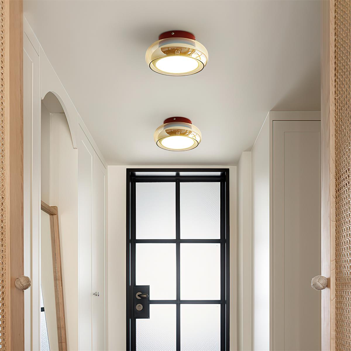 Retro Glas Indbygnings LED Loftlampe - 3 Farvetemperaturer
