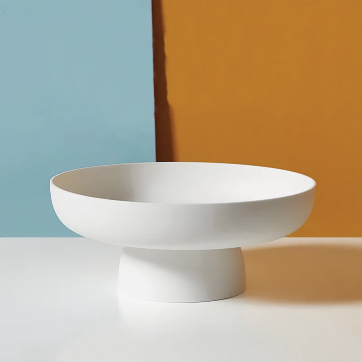 Chic og rund frugtkurv | Elegant og robust opbevaring af dine friske favoritter - Hvid - house & garden - {{ product_tags }