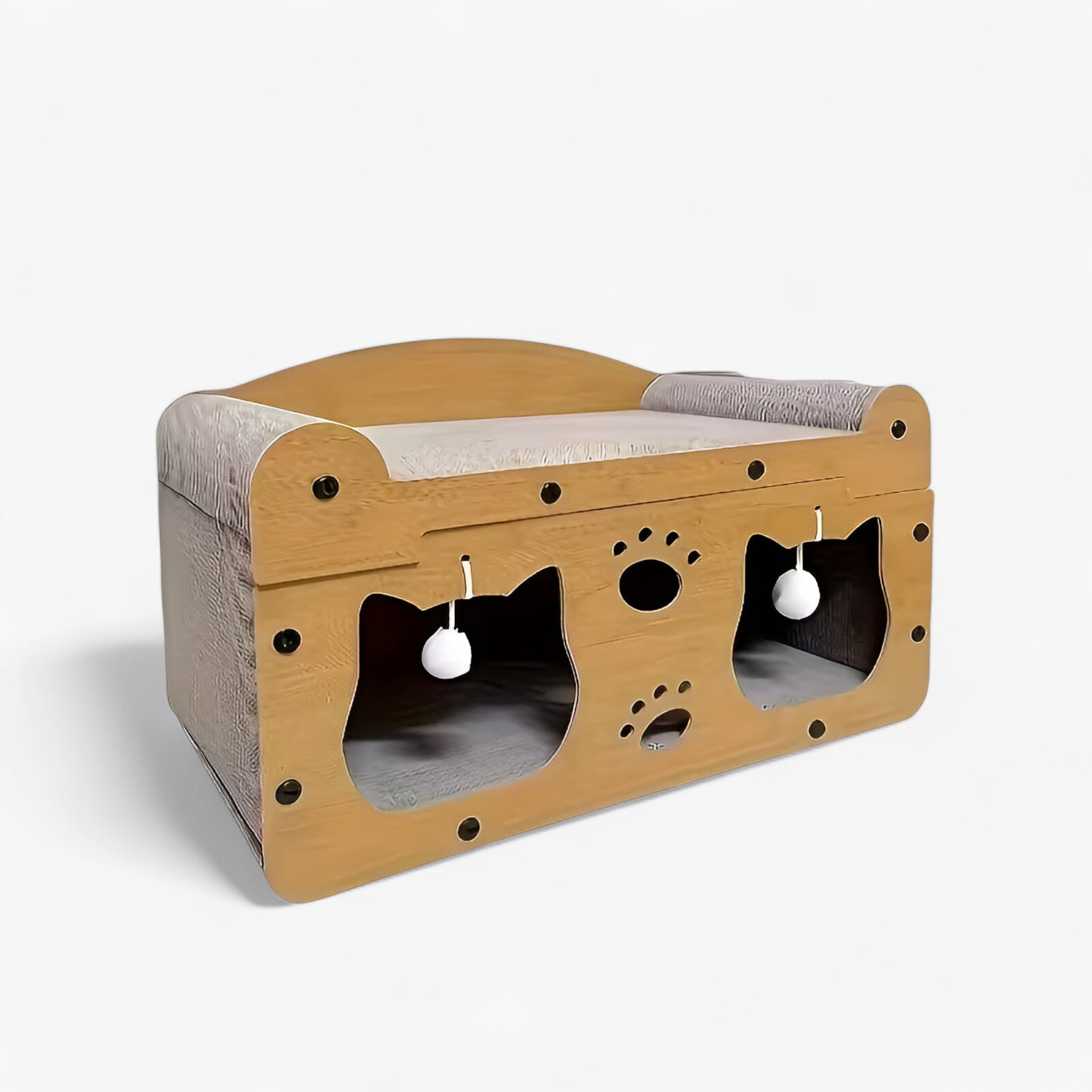 Whisker Wonders | 2-i-1 Kattekradser og Lounge Seng - - other - {{ product_tags }