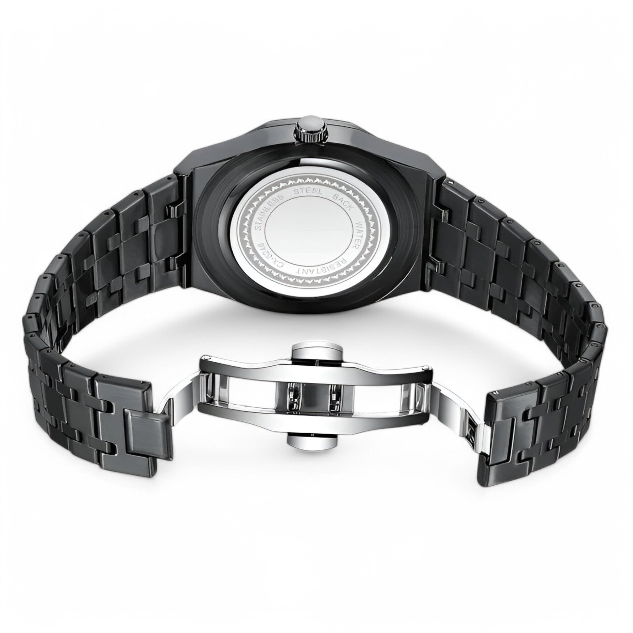 Caleb | Tidløst Elegant Guld Quartz Ur - - watches - {{ product_tags }