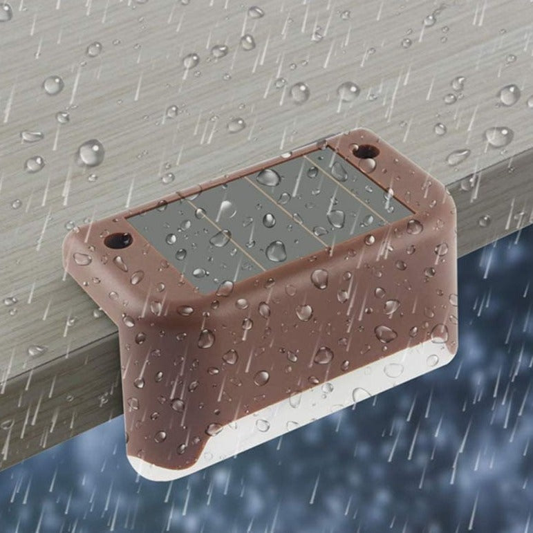 SolarGlow | Solarlampe til trapper - Brun - house & garden - {{ product_tags }