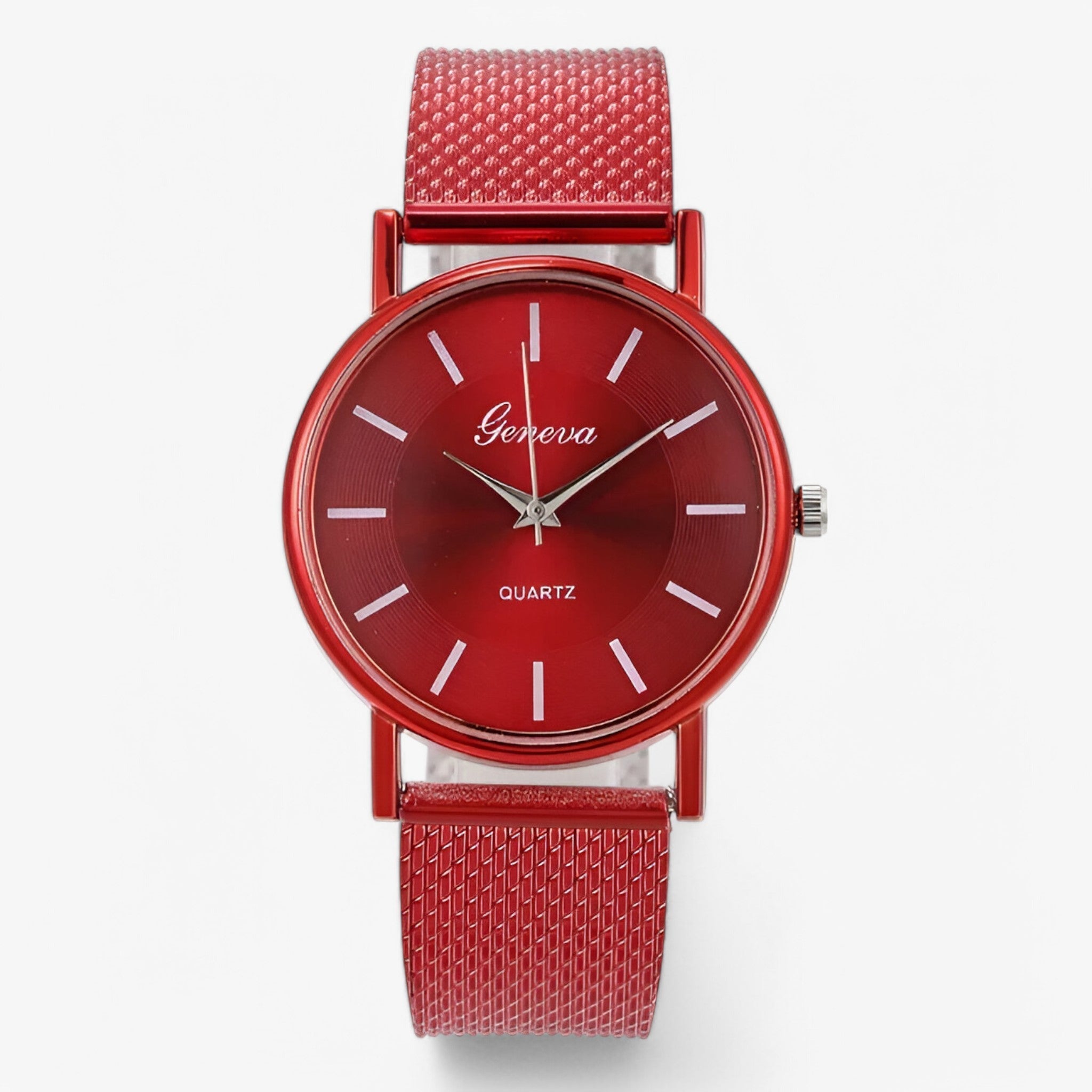 Karina | Elegant rosa guldur med hjerteformet urskive - Rød -2 - watches - {{ product_tags }
