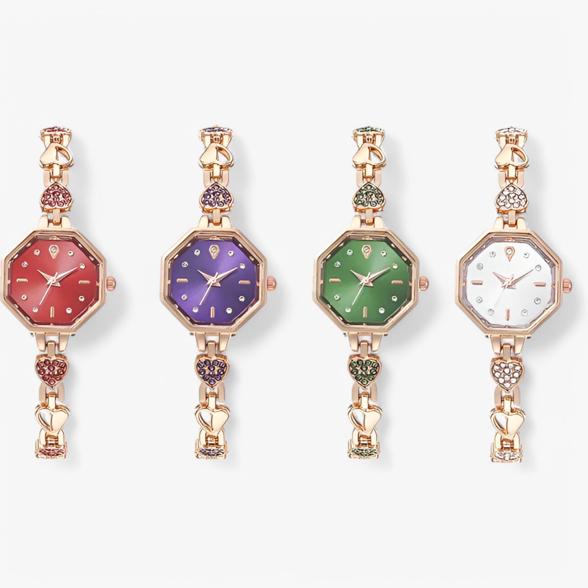 Hassel | Dameur med guldarmbånd og vintage sølvfinish - - watches - {{ product_tags }